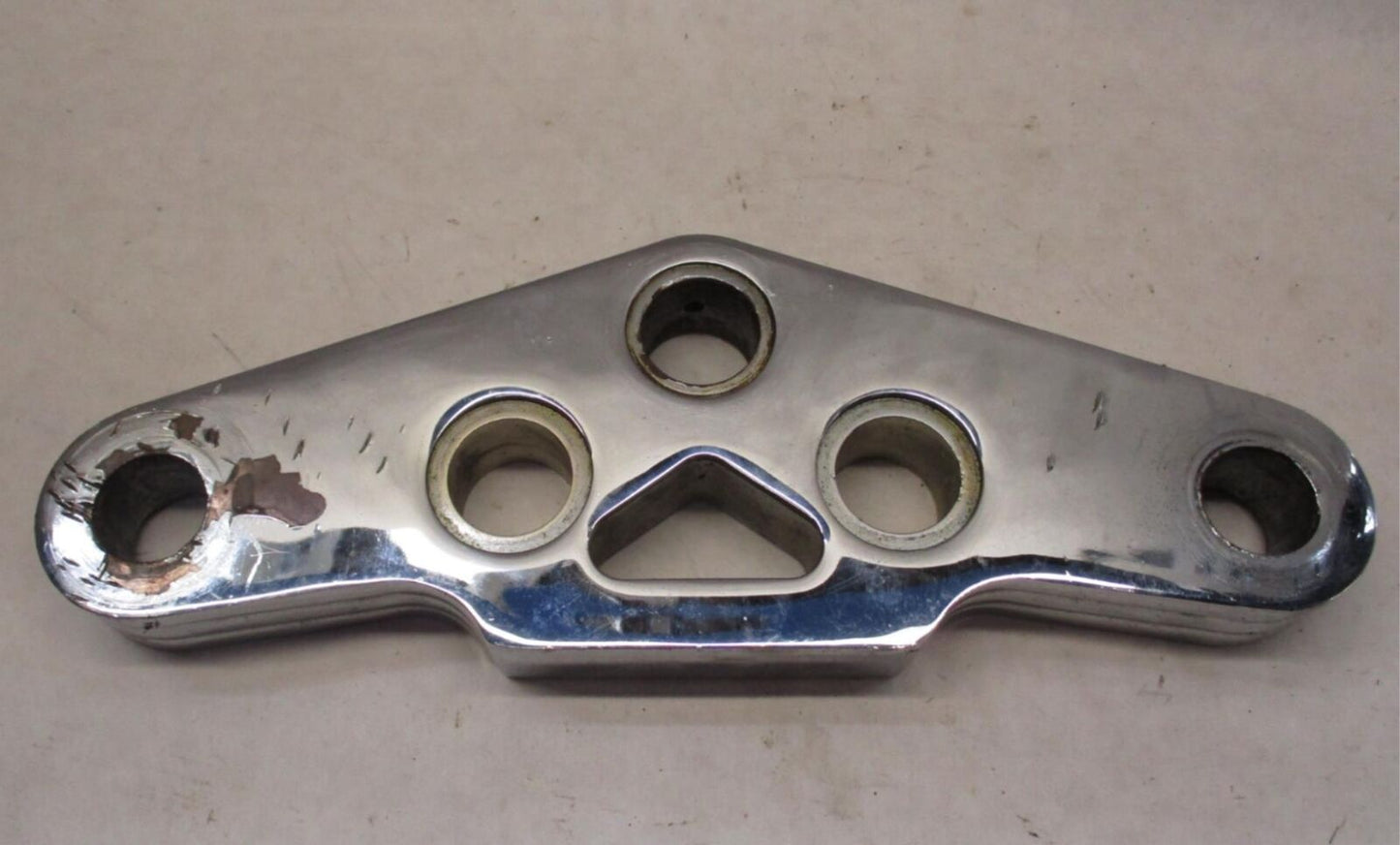 Harley Davidson Dyna Touring Softail Chrome Upper Triple Tree Fork Clamp Bracket