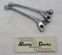 Harley Panhead Knucklehead Chrome Set of Brake Clutch Hand Control Levers