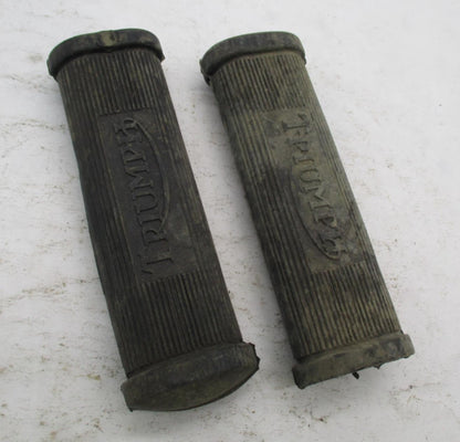 Pair of Triumph T120 TR6 6T 5T Pre Unit Rear Foot Rubber Replacements