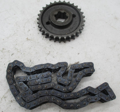 Triumph T140 70-4572 Clutch Basket Assembly & Chain w/ Clutch Hub Sprocket