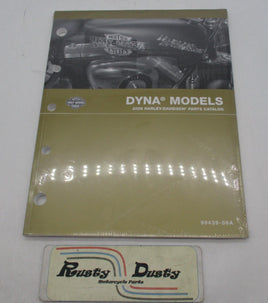 Harley Davidson Official Factory 2009 Dyna Models Parts Catalog 99439-09A