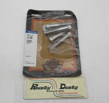 Harley Davidson Genuine Chrome Sprocket Bolts 94773-07 Incomplete
