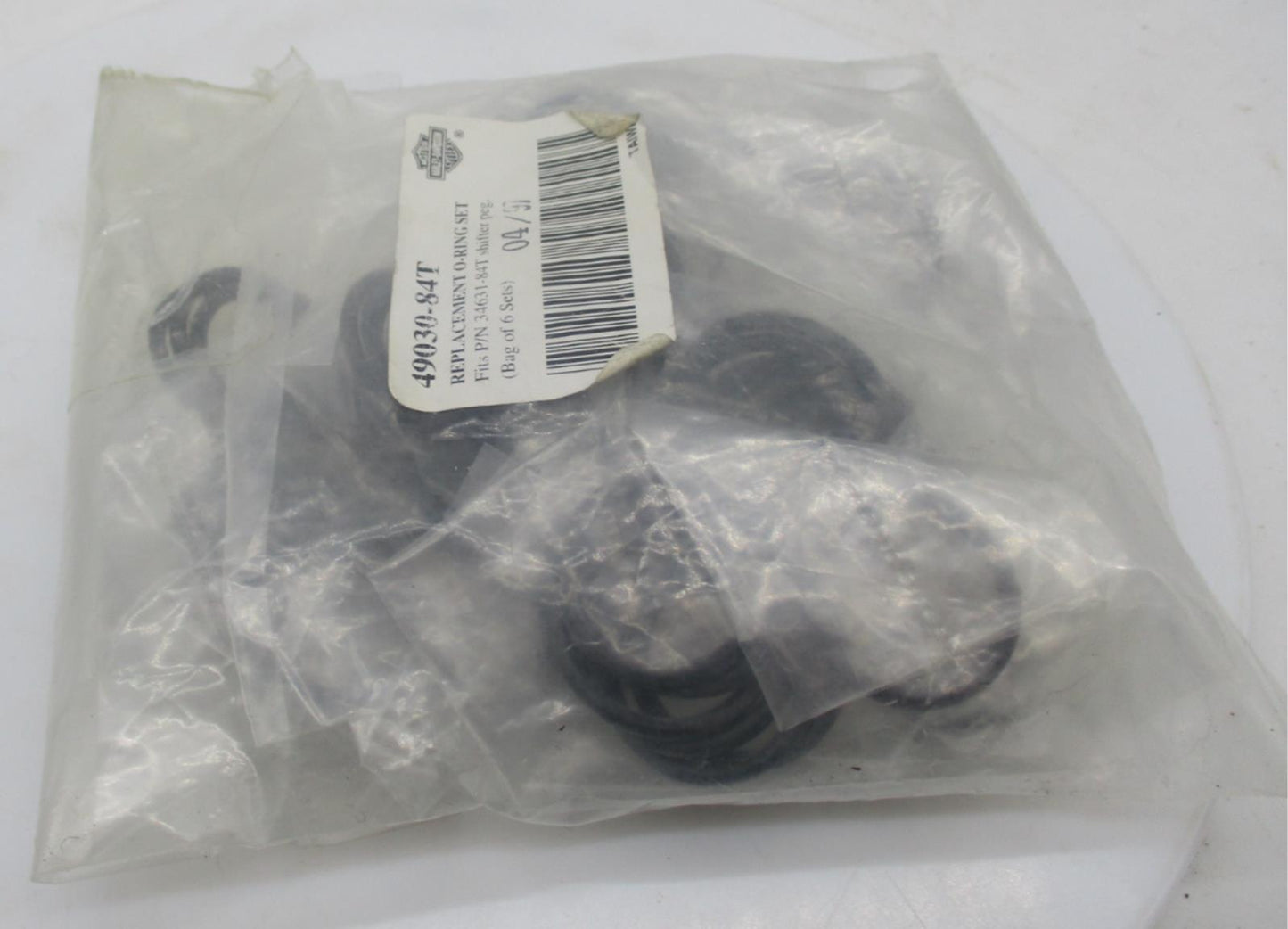 Harley-Davidson Genuine NOS Replacement O-Ring Set 49030-84T Includes 5 sets