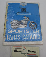 Harley Davidson Official NOS 1991 Five Speed Sportster Parts Catalog 99451-91