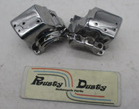 Harley Davidson Pair of Lower Portion Chrome Switch Housings