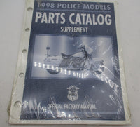 Harley Davidson Official Factory 1998 Police Models Parts Supplement 99545-98