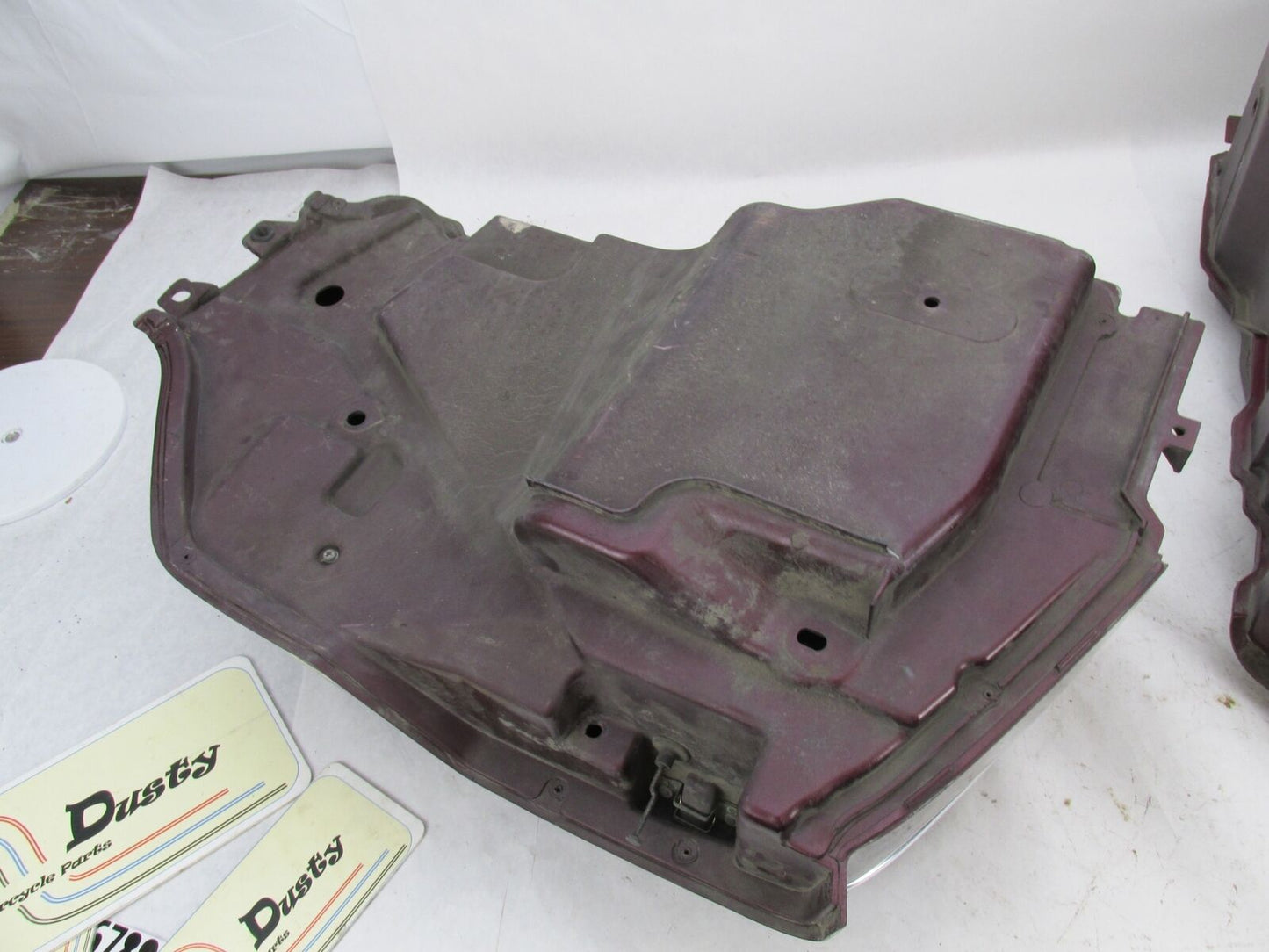 Set Honda Goldwing GL1500 Maroon Hard Saddlebags 81212-MNS-3000 81412-MNS-3000