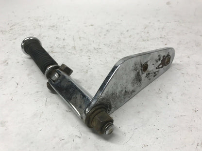 One Harley Shovelhead Foot Highway Pegs Foot Rest Ribbed Extensions & Brackets