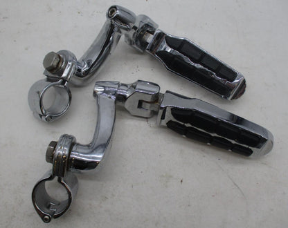 Harley Davidson Genuine Highway Pegs with Crash Engine Guard Bracket Clamps