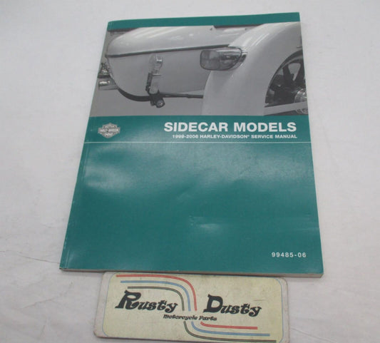 Harley Davidson Official Factory 1999 - 2006 Side Car Service Manual 99485-06