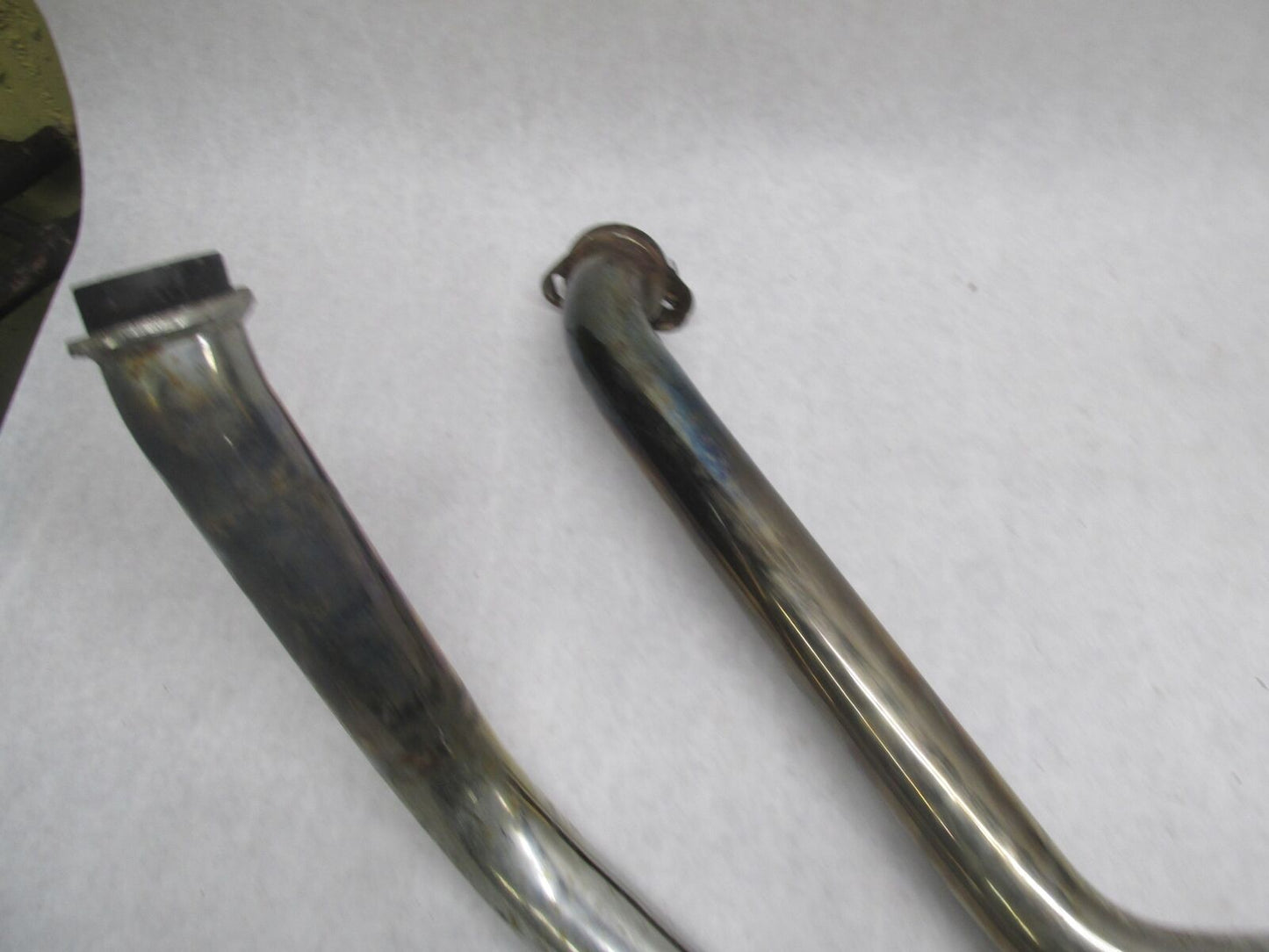 Set of Harley Davidson Shovelhead Vintage Slash Cut Drag Pipes
