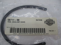 Harley Davidson Genuine NOS Headlamp Cover Trim 58711-98