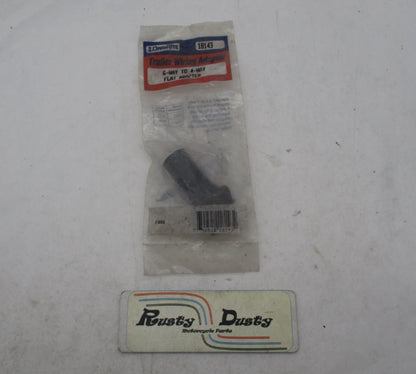 Draw-Tite 6 Way to 4 Way Connector Flat Trailer Wiring  Adapter 18143