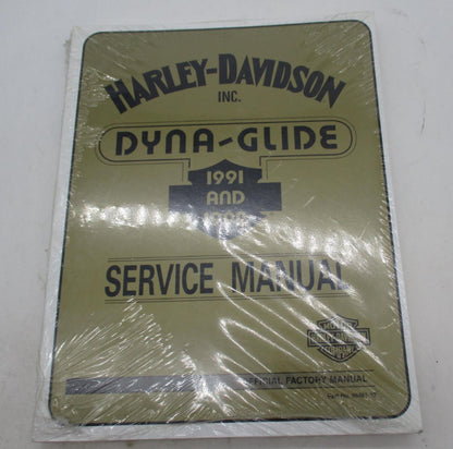 Harley Davidson Official Factory 1991-92 Dyna Models Service Manual 99481-92