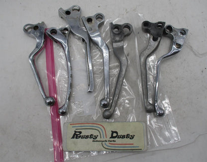 Mixed Lot of Harley Davidson Hand Brake Clutch Control Levers