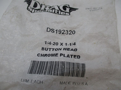 Lot of 2 Harley Drag Specialties Chrome Button Head Cap Bolts DS192320