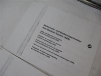 Photocopied BMW Motorcycle ABS Rider's Manual Supplement