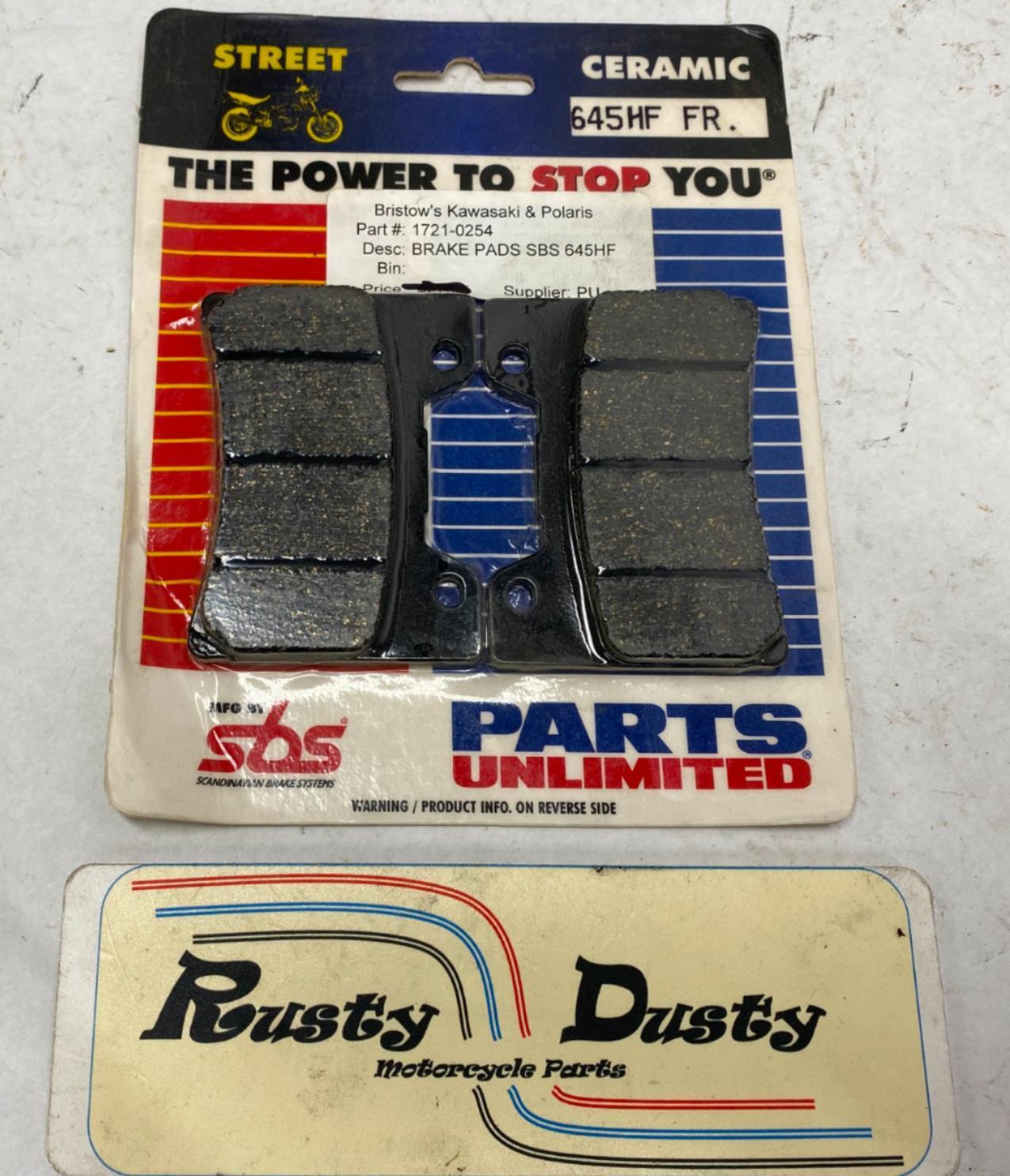 Parts Unlimited 645 HF Front Brake Pads Yamaha FZR VMAX