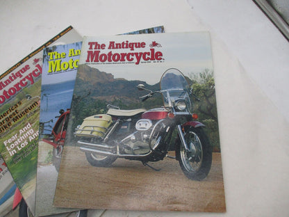 Complete Set of 4 The Antique Motorcycle Magazines All Issues from 2005 Vol. 44