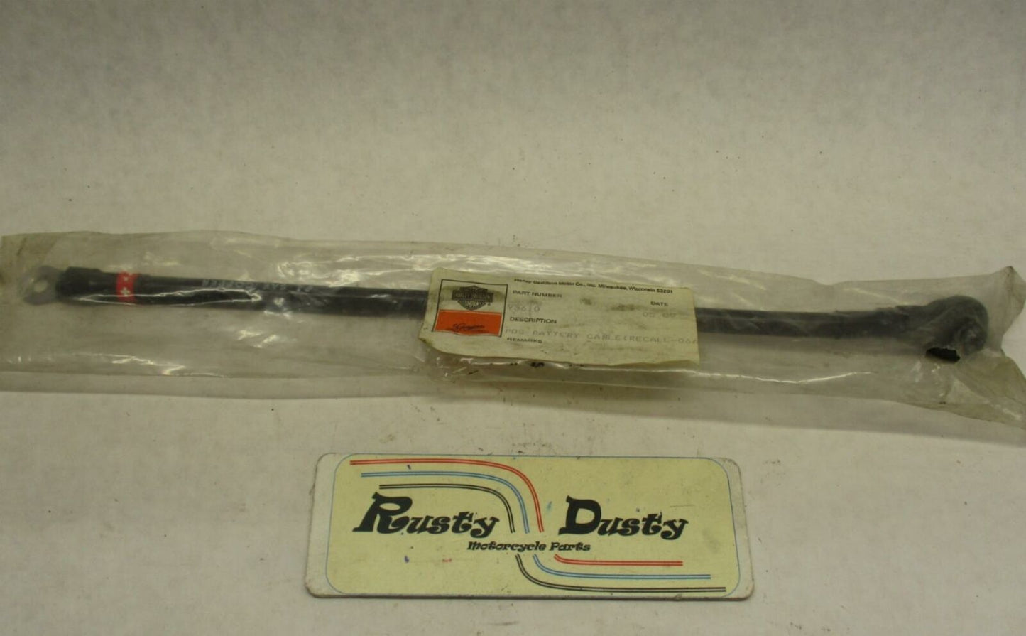 Harley Davidson Genuine Positive Battery Cable Recall Kit Code 066 93610