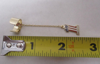Harley Davidson HD AMF #1 Gold Colored Dangle Pendant Charm Necklace Jewelry