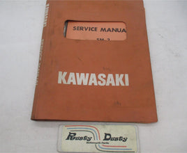 Vintage Original 1970 Kawasaki SM-3 Service Manual Book