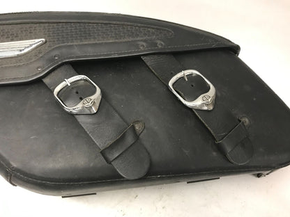 Harley 07395 Left Side Hand Leather OEM Luggage Saddle Bag