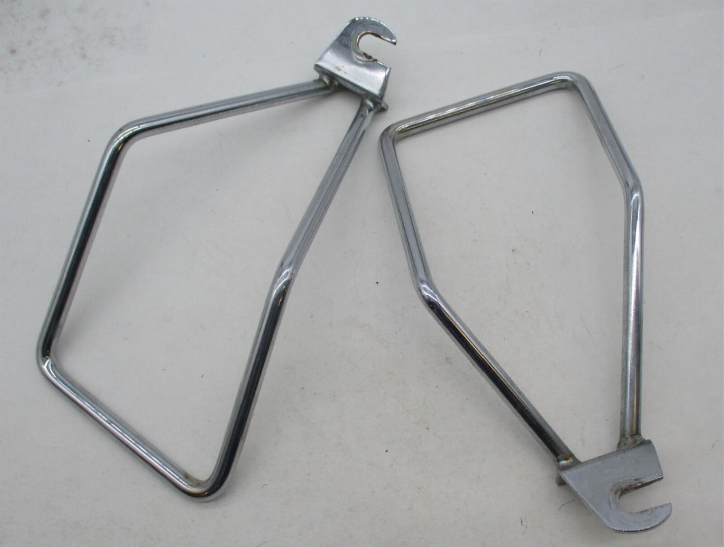 Pair of Harley Davidson Genuine Chrome Soft Saddle Bag Supports