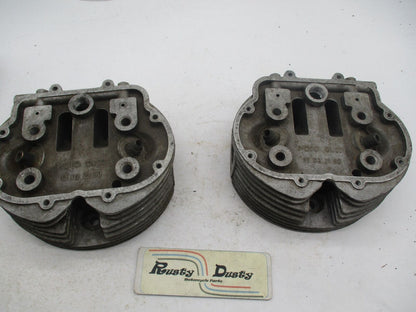 Pair of Moto Guzzi Cylinder Heads Eldorado Ambassador 13022260 13022160