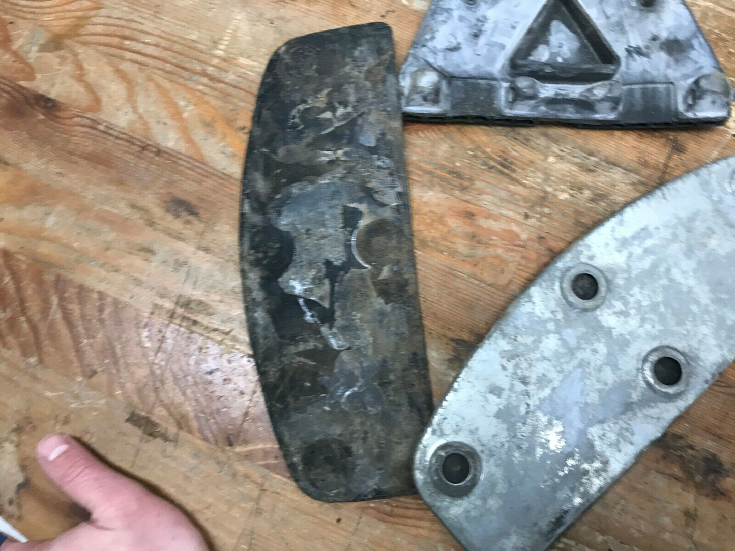 Mixed Lot of (3) Harley Davidson Floorboard Rubber Inserts Pad Footboard