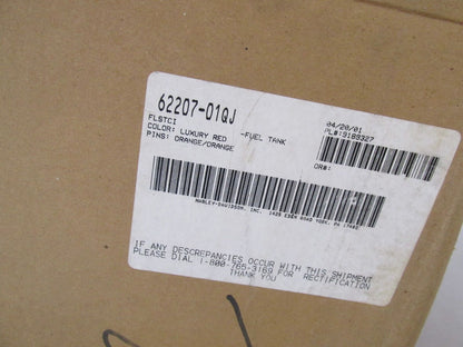 Harley Davidson Genuine NOS FLSTCI Softail Luxury Red Gas Fuel Tank 62207-01QJ