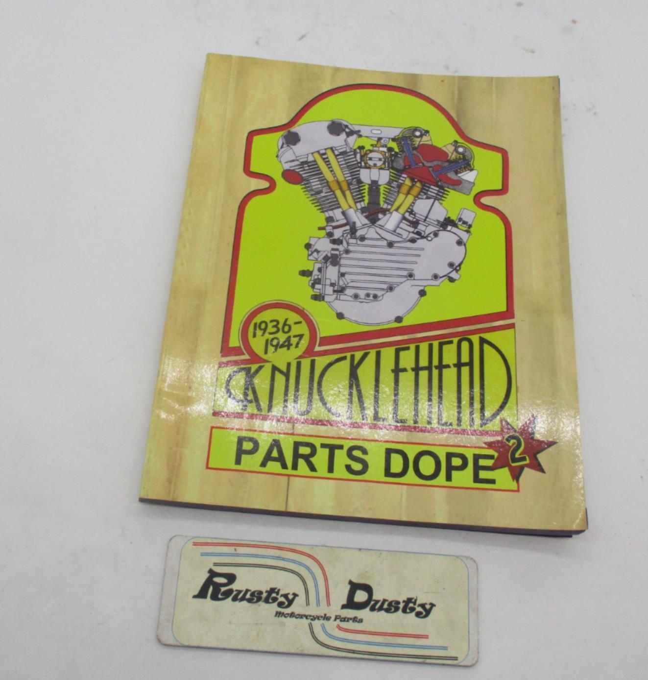 V-Twin 48-1331 Harley Davidson Knucklehead Parts Dope Reference Guide 1936-1947