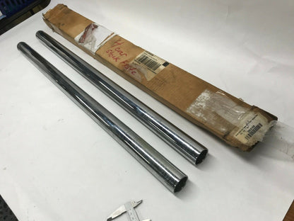 Custom Cycle T1341 41mm Show Chrome Fork Tubes - 32.25in.