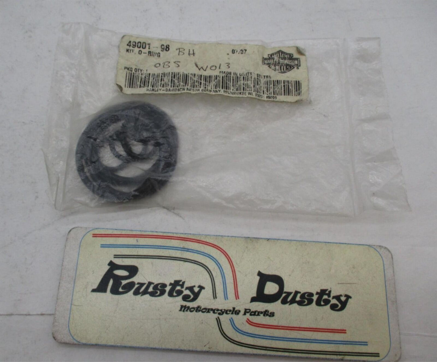 Harley Davidson Genuine NOS O-Ring Kit 49001-98