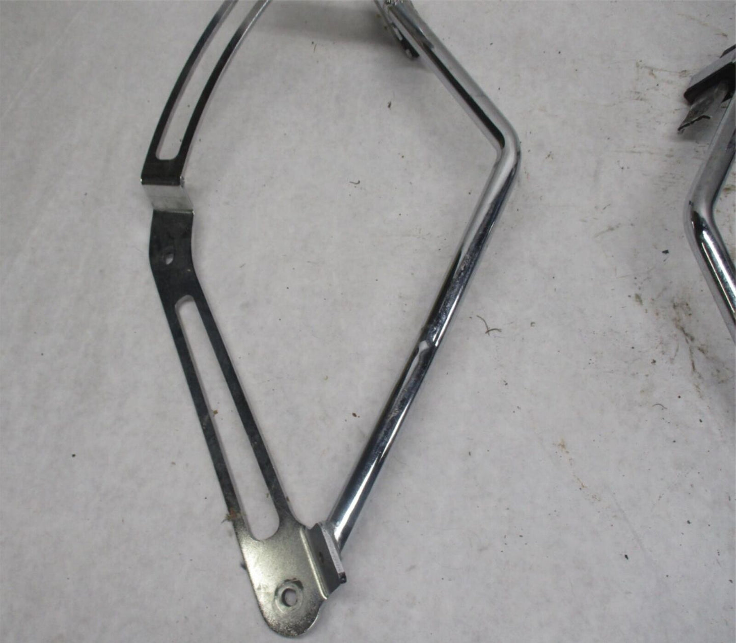 Harley Davidson Chrome Fender Strut Saddlebag Mounting Brackets