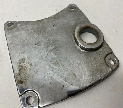 Harley Davidson Chrome Outer Primary Inspection Cover w/ Foot Peg Hole