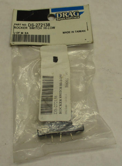 Drag Specialties Harley Davidson Hi-Low Rocker Switch Black DS-272138