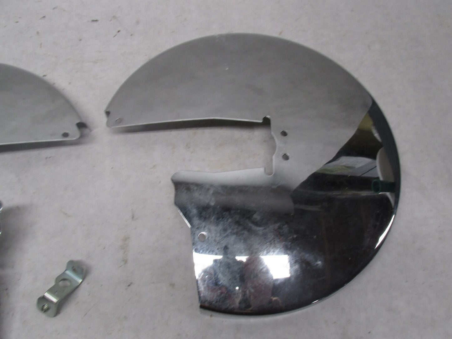 Pair of Harley-Davidson Touring Electra Glide Chrome Rotor Covers 43068-89