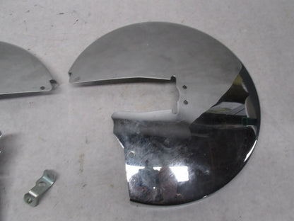 Pair of Harley-Davidson Touring Electra Glide Chrome Rotor Covers 43068-89