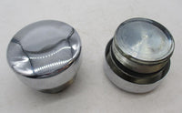 Harley Davidson Front Fork Tube Caps Covers Chrome 39mm