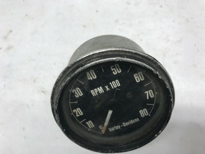 Harley-Davidson Tach Tachometer Black Trim 1-2 Ratio 92051-70 Sportster C