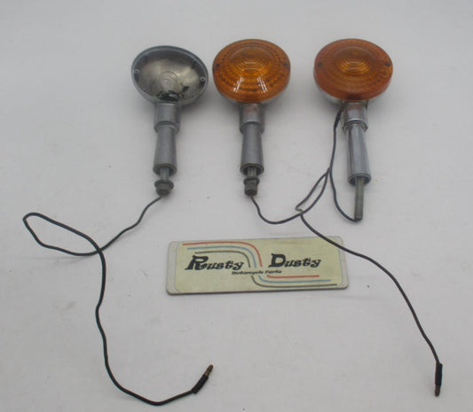 Lot of 3 Victor DY-1 Turn Signals Yamaha RD 250 350 400 XS 360 500 650
