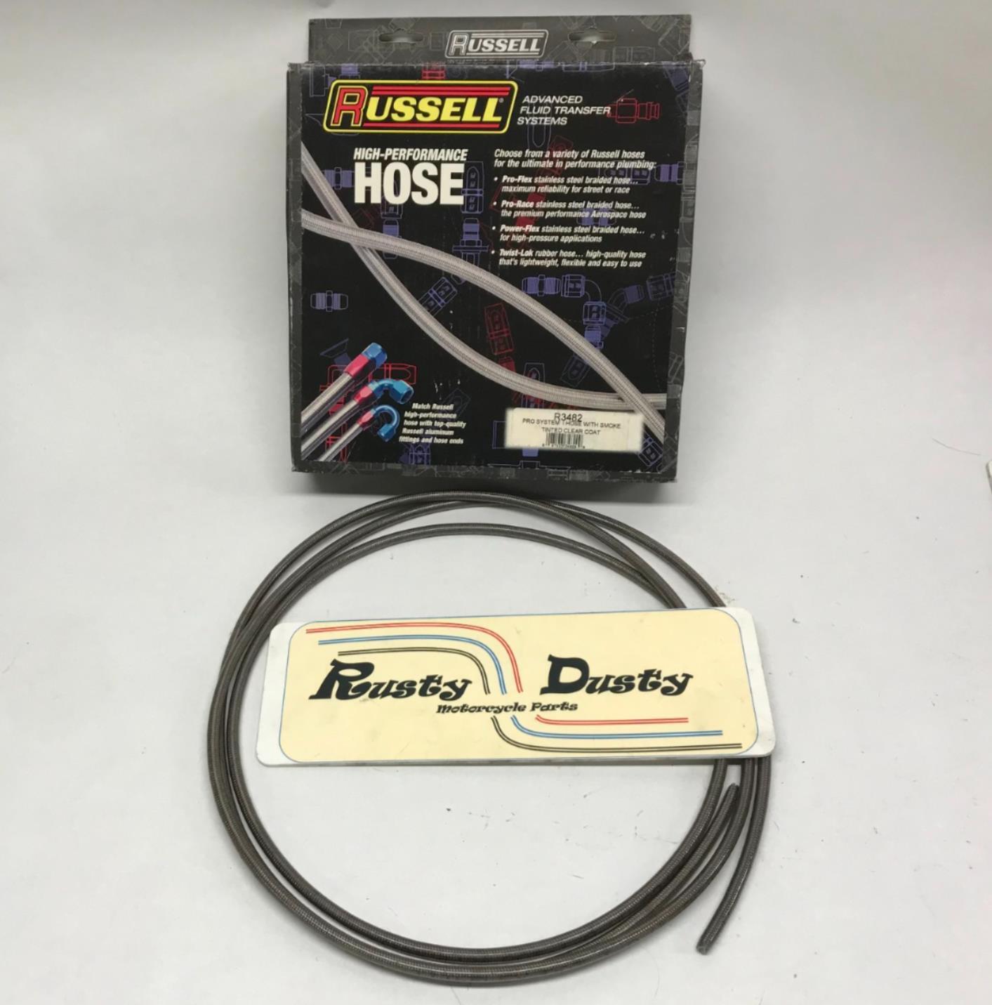 Russell Performance Braided Pro System Hose Smoke Tinted R3482