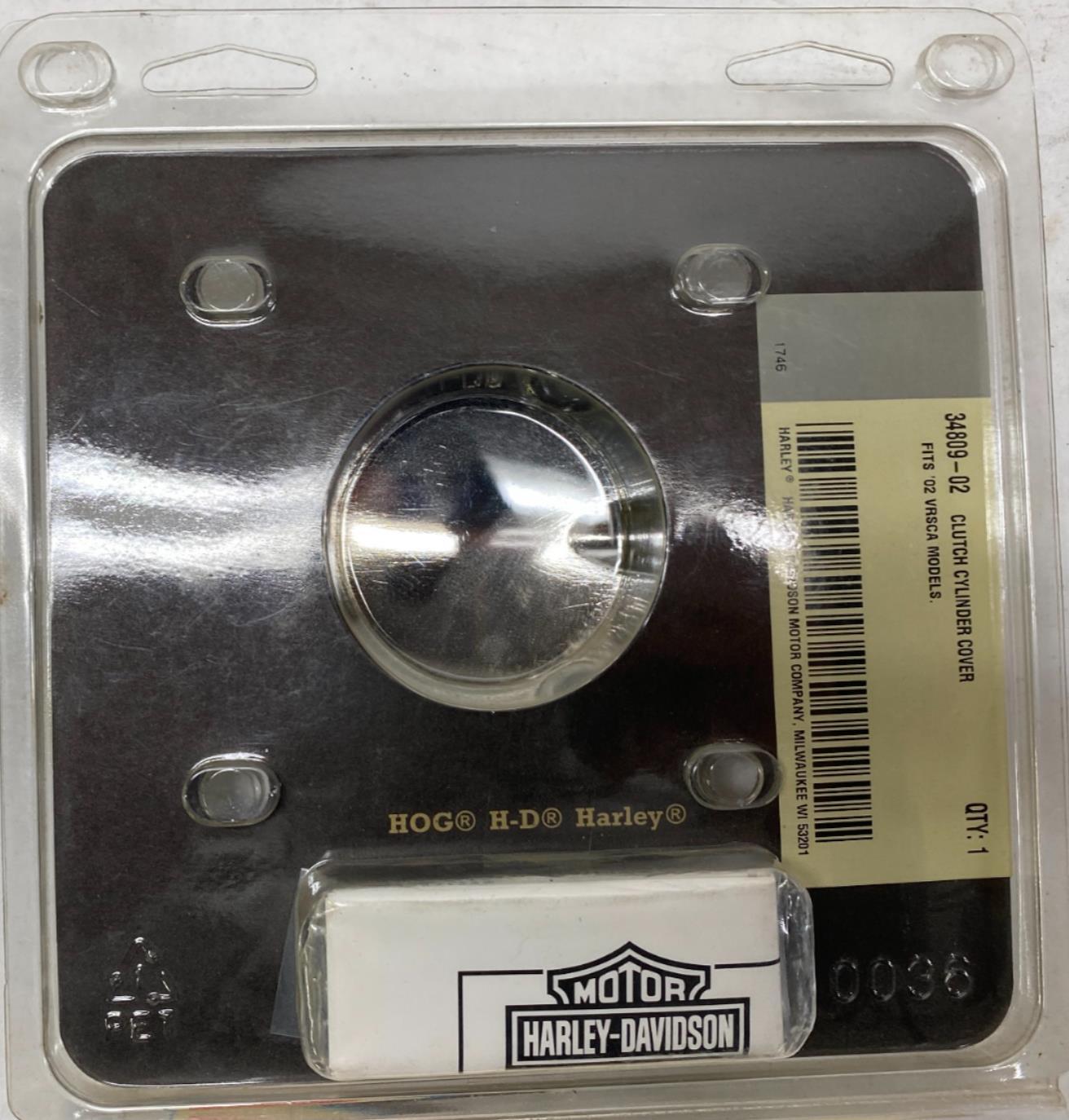 Harley Davidson Genuine Clutch Cylinder Cover Chrome 34809-02