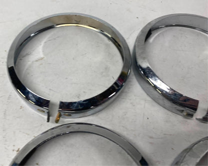 Lot of (6)  Harley Davidson Auxiliary Lamp Light Trim Rings