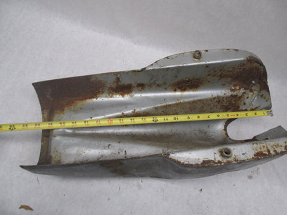 Vintage Italian Made in Itlay Silver Cafe Racer Motorcycle Gas Tank Gilera ?