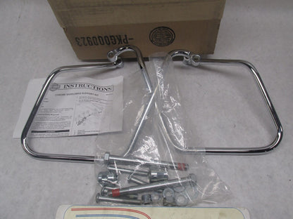 Harley Davidson Genuine NOS Chrome Saddlebag Support Kit Dyna FXD 08+ 91017-10
