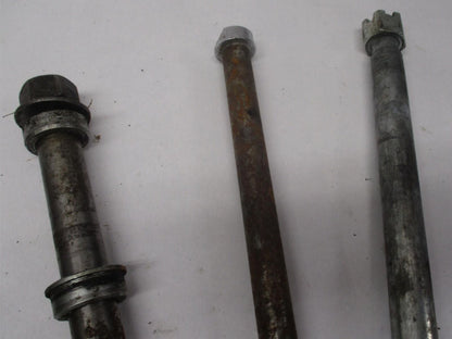 Mixed Lot of (5) Harley Front / Rear Wheel Axles Softail Dyna Sportster #1