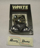 White Brothers Black Rear Lowering Kit Harley Davidson 85 - 96 FL 28-275