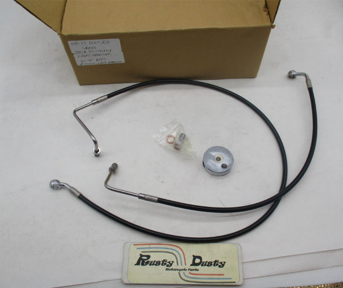 LA Choppers Harley Davidson 09-13 FL  Front Brake Lines 12"-14" APES DS-17413918